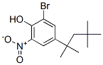 2-BROMO-6-NITRO-4-(1,1,3,3-TETRAMETHYLBUTYL)PHENOL 化学構造式