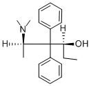 (SR)-β-[(R)-2-(ジメチルアミノ)プロピル]-α-エチル-β-フェニルベンゼンエタノール 化学構造式