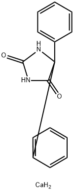 5,5-ジフェニルイミダゾリジン-2,4-ジオン/カルシウム,(2:1) 化学構造式