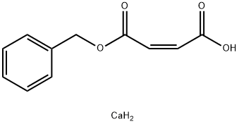 calcium dibenzyl dimaleate 结构式