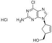 (1S–4R)-4-(2-氨基-6-氯-9H-嘌呤-9-基)-2-环戊烯-1-甲醇盐酸盐