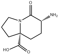8a(1H)-Indolizinecarboxylicacid,6-aminohexahydro-5-oxo-,(6R-cis)-(9CI) 化学構造式