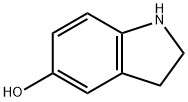 2,3-ジヒドロインドール-5-オール 化学構造式
