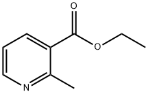 2-メチル-3-ピリジンカルボン酸エチル 化学構造式