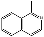 1-METHYLISOQUINOLINE Struktur