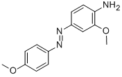 3,4'-Dimethoxy-4-aminoazobenzene,17210-48-9,结构式