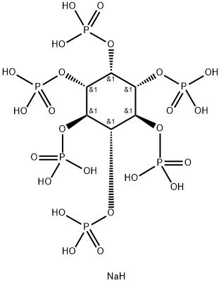 myo-Inositol, hexakis(dihydrogen phosphate), dodecasodium salt Struktur