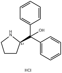 DIPHENYL-2-PYRROLIDINEMETHANOL; DIPHENYLPROLINOL 结构式