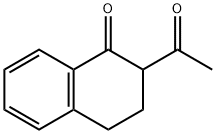 2-アセチルテトラリン-1-オン 化学構造式