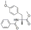 N-Benzoyl-O,a-dimethyl-D-tyrosine Methyl Ester Structure