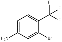 3-溴-4-三氟甲基苯胺,172215-91-7,结构式