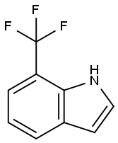 7-(トリフルオロメチル)-1H-インドール 化学構造式
