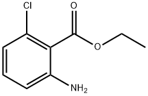 ETHYL 2-AMINO-6-CHLOROBENZOATE 化学構造式