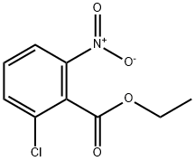 2-氯-6-硝基苯甲酸乙酯 结构式