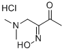3-Butanone, 1-dimethylamino-2-hydroxyimino-, hydrochloride Structure