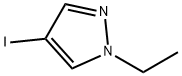 1-エチル-4-ヨード-1H-ピラゾール 化学構造式
