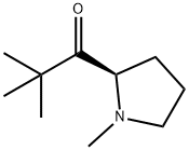1-Propanone,2,2-dimethyl-1-(1-methyl-2-pyrrolidinyl)-,(R)-(9CI) 结构式