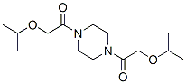 1,4-ビス(イソプロポキシアセチル)ピペラジン 化学構造式