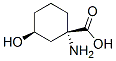 Cyclohexanecarboxylic acid, 1-amino-3-hydroxy-, cis- (9CI) 结构式