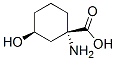 Cyclohexanecarboxylic acid, 1-amino-3-hydroxy-, cis- (9CI) Structure