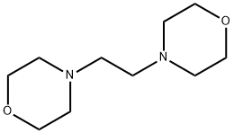 4,4'-エチレンビスモルホリン 化学構造式