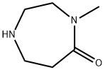 4-甲基-1,4-二氮杂环庚烷-5-酮, 172314-56-6, 结构式