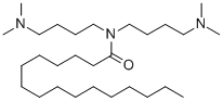 N,N-Bis[4-(dimethylamino)butyl]hexadecanamide Structure