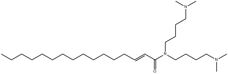 (E)-N,N-Bis[4-(dimethylamino)butyl]-2-hexadecenamide,17232-86-9,结构式