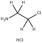 2-Chloro-ethanaMine-d4 Hydrochloride 结构式