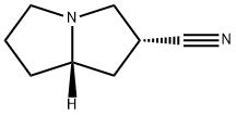 1H-Pyrrolizine-2-carbonitrile,hexahydro-,(2R-trans)-(9CI) 结构式