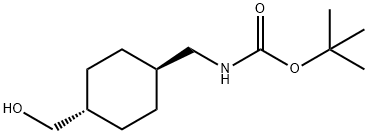 反式-4-(BOC-氨甲基)环己烷甲醇, 172348-63-9, 结构式