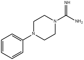 1-carboxamidino-4-phenylpiperazine 化学構造式