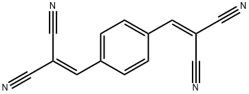 2-[[4-(2,2-dicyanoethenyl)phenyl]methylidene]propanedinitrile Struktur