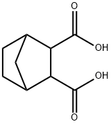 2,3-ノルボルナンジカルボン酸 化学構造式