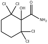 2,2,6,6-tetrachloro-1-hydroxycyclohexanecarboxamide Structure