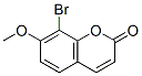 8-bromo-7-methoxy-chromen-2-one Structure