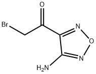 Ethanone, 1-(4-amino-1,2,5-oxadiazol-3-yl)-2-bromo- (9CI) 化学構造式