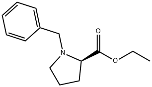 N-BENZYL-D-PROLINE ETHYL ESTER Struktur