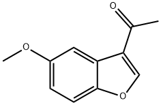 1-(5-甲氧基苯并呋喃-3-基)乙-1-酮 结构式