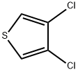3,4-ジクロロチオフェン 化学構造式