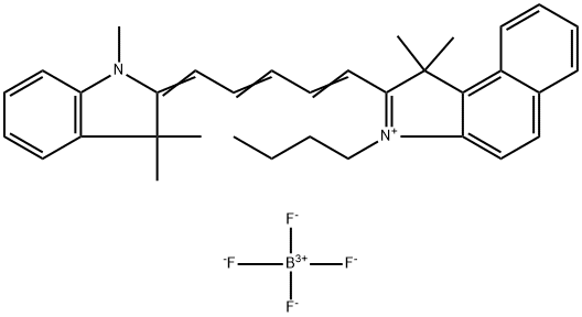 4,5 BENZO-1-BUTYL-1',3,3,3',3'-PENTA-METHYLINDADICARBOCYANINE TETRAFLUOROBORATE|3-丁基-2-[5-(1,3-二氢-1,3,3-三甲基-2H-吲哚-2-亚基)-1,3-戊二烯基]-1,1-二甲基-1H-苯并[E]吲哚四氟硼酸盐