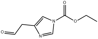 1H-Imidazole-1-carboxylic  acid,  4-(2-oxoethyl)-,  ethyl  ester Structure
