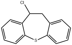 10-Chloro-10, 11-dihydro-dibenz(b,f)thiepin Struktur