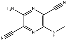 2,5-Pyrazinedicarbonitrile,3-amino-6-(methylamino)-(9CI)|