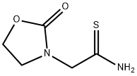 3-Oxazolidineethanethioamide, 2-oxo- Structure