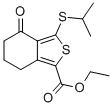 ETHYL 3-(ISOPROPYLTHIO)-4-OXO-4,5,6,7-TETRAHYDRO-BENZO[C]THIOPHENE-1-CARBOXYLATE|