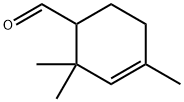 3-Cyclohexene-1-carboxaldehyde, 2,2,4-trimethyl- 结构式