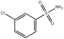 3-クロロベンゼンスルホンアミド 化学構造式