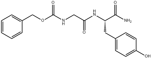 Z-GLY-TYR-NH2 结构式