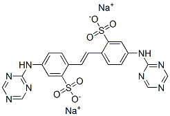 44BISSTRIAZIN2YLAMINO22STILBENEDISULPHONICACIDDISODIUMSALT Structure